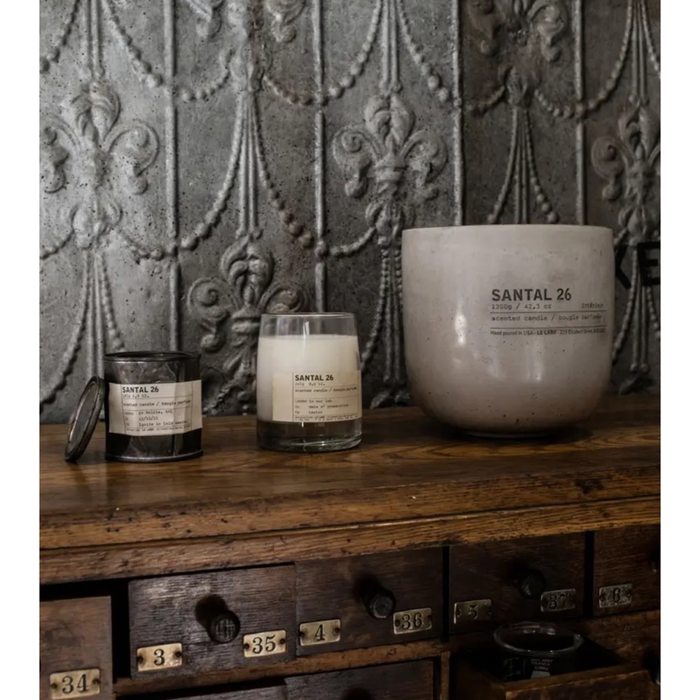Le Labo Santal 26 Lg.Concrete Candle Holder- Empty